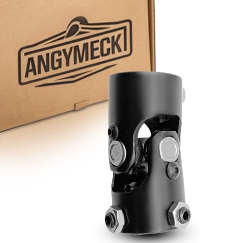 1" DD x 1" DD Black U Joint Stainless Steel Universal Steering Shaft Coupler from 1" DD to 1" DD