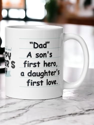Image of Better Gift Flowers Father's Day Message Mug, Round Shaped Multicolor Themed Coffee Mugs, Mug for Gifting, Gifting Items for Family, Friends & Closed Ones
