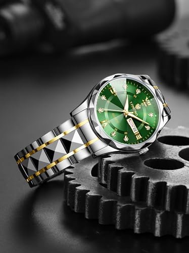 Image of LONGBO Zenith Watch for Men Analog Quartz Dress Diamond Business Stainless Steel Watches Waterproof Luminous Date Luxury Men's Wristwatch | Birthday Gift for Men | Gift for Husband | Gift for Brother