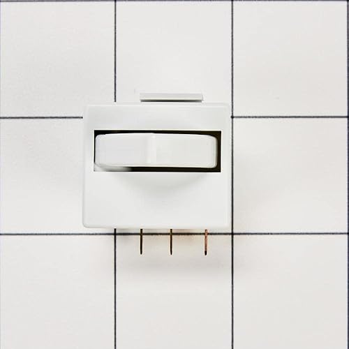 Miniatura 5 de Whirlpool W11396033 OEM SxS Kit de interruptor de luz para refrigerador Parte sustituye a 12002646, 12466101, 12466103, 12466105 y más