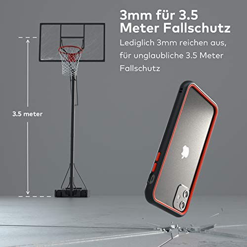 Rhinoshield Bumper Case Compatible With [Iphone 11 / Xr] | Crashguard Nx - Shock Absorbent Slim Design Protective Cover 3.5M / 11Ft Drop Protection - White #TOP1