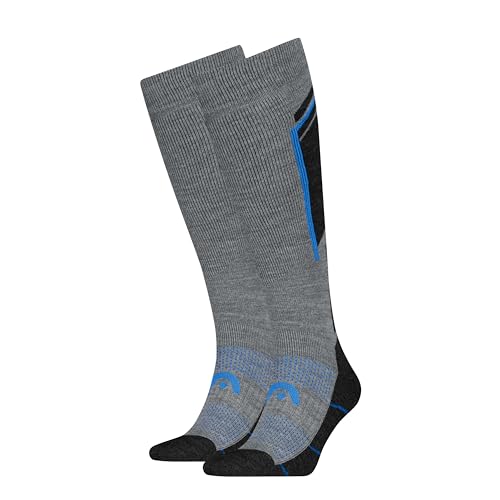 Ski Begginer Kneehigh chaussettes de ski mixtes en lot de 2 paires
