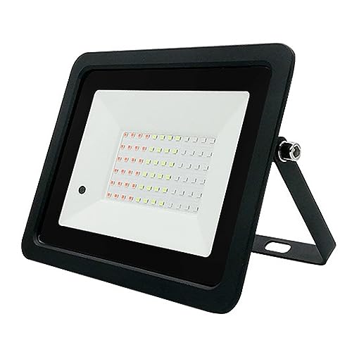 Projecteur Extérieur LED RGB Étanche IP68 Idéal pour Sublimer une Terrasse avec Réflecteur 100W