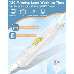 Dog Clippers for Grooming, Cordless Dog Grooming Kit for Small Dogs with LED Light, Rechargeable Low Noise Cat Hair Trimmer for Grooming Pet Hair Around Paws, Eyes, Ears, Face, Rump (White)