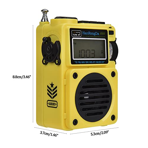 Full Band Radio Draagbare FM/MW/SW/WB Radio-ontvanger Bluetooth-compatibele spreker voor Party Dances Family Parties Muziekspeler - Image 5