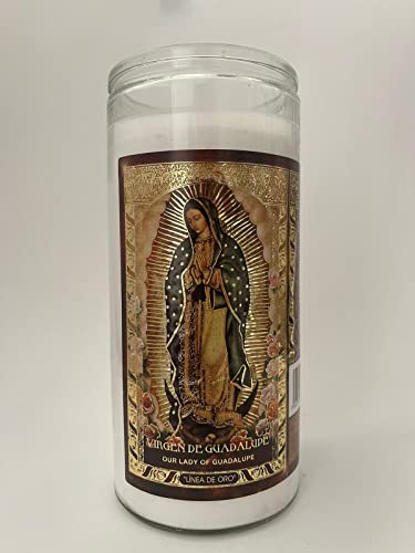 Listado de Veladores los mejores 10. 40 Veladoras Místicas Veladora Virgen de Guadalupe Perfumada Larga Duración Linea Oro