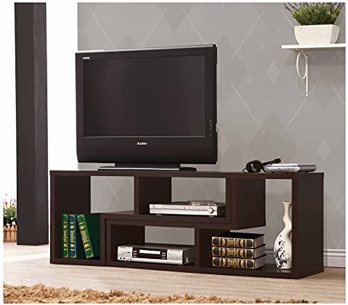 Coaster Furniture Convertible TV Console and Bookcase Combination Cappuccino 800329