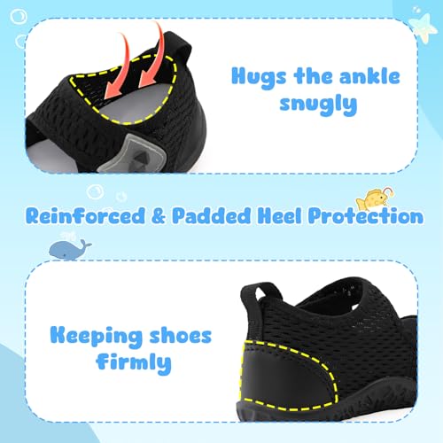 Image of Centipede Demon Toddler Water Shoes Boys Girls Swim Aqua Socks Barefoot Kids Water Sandals Quick Dry Breathable Lightweight for Beach Pool Waterpark