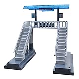 Dieses detaillierte Gebäude ist perfekt für Ihre Gleisanlagen im Maßstab 1/87, Modell-Dioramen im Maßstab HO