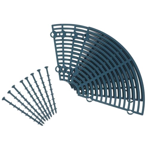 SHINEOFI Coprivaso Protettore per Piante da Interno e Giardino, Griglia Copertura Terreno Vaso Medio, Rete Anti Scavo per Gatti e Cani, Colore Verde Scuro, Installazione Senza Attrezzi