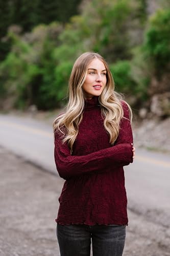 Image of SNO SKINS Dream Catcher Long Sleeve Top with Lettuce Edge