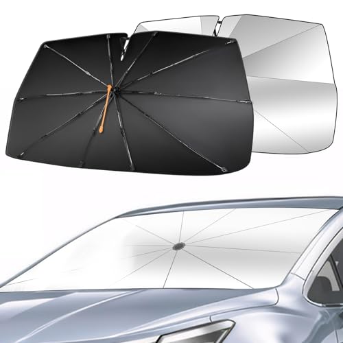 Pare-soleil voiture pliable 140 * 74cm pare-brise avant anti-UV