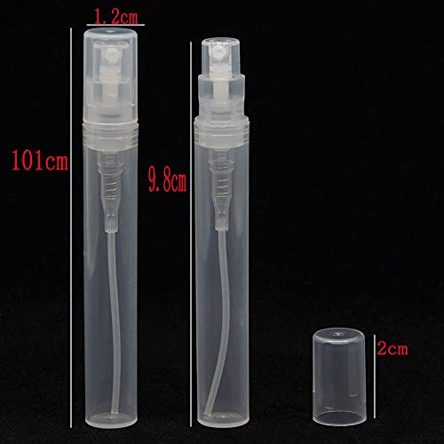 Botella de spray plástico para perfume 2 ml miniatura 4