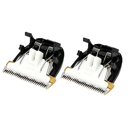 Pacote com 2 lâminas de reposição para aparador de cabelo para codos CP-9600 CP-9580 CHC-960