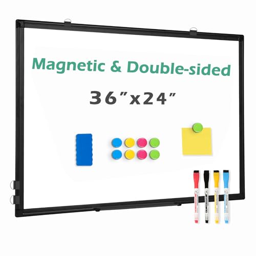 Tableau blanc magnétique grand format pour mur de réunion et classe