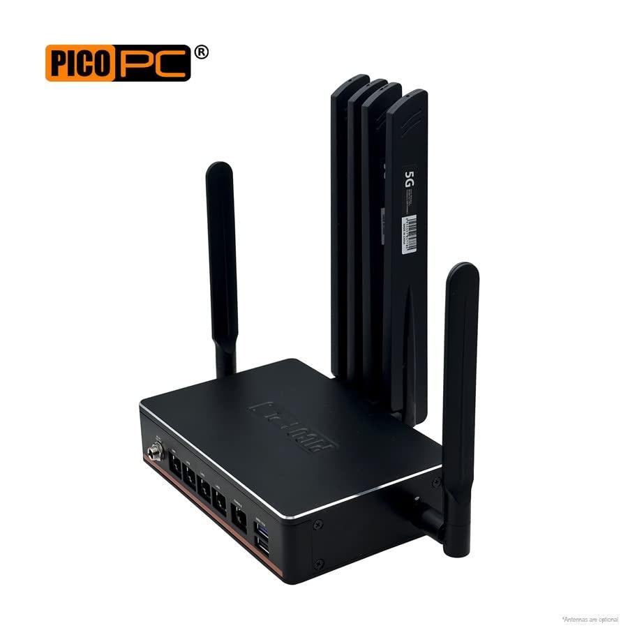 Micro Appliance/Mini PC/Firewall router, N5105 Processor (4 core 4 thread), DDR4 da 16 GB | SSD da 256 GB | 4 LAN i211 | 5G CPE | Gateway di sicurezza SD-WAN con TPM 2.0 (WiFi 6)