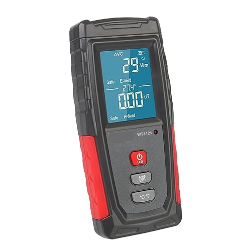Contador portátil de mano para medir radiación electromagnética y campos EMF