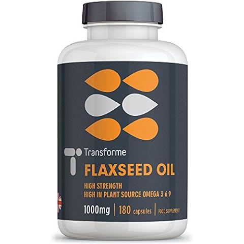 Transforme Flaxseed Oil Capsules 1000mg Cover