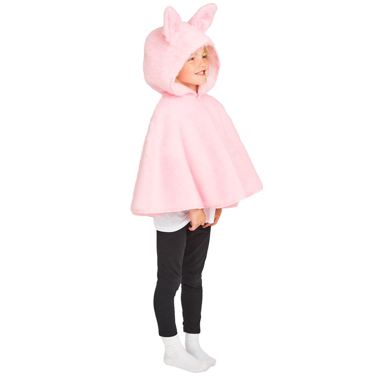 Charlie Crow Pig Cape Toddler Costume for kids one size 3-5 Years, Pink - Image 3
