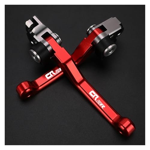 Palancas de freno CNC de aluminio para Honda CR250R de alta resistencia