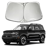 SZYUCHEN Car Windshield Sun Shade Sunshade Compatible with Ford Bronco Sport (Not for...