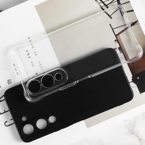 Image of REALCASE Silicone iQoo Z10 Lite 5G Back Cover Case, Scratch Resistant Protective Crystal Clear Transparent Shock Proof Bumper Back Cover Case for iQoo Z10 Lite /Vivo T4 Lite 5G / Vivo Y19 5G