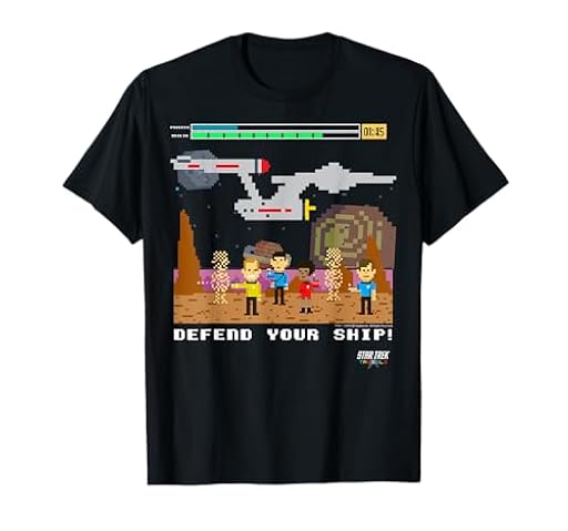 Star Trek Original Series Pixel Video Game Camiseta | Ya disponible en tu tienda friki favorita! En mundofriki.es! Star Trek Original Series Pixel Video Game Camiseta | Ya disponible en tu tienda friki favorita! En mundofriki.es!