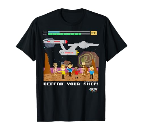 Star Trek Original Series Pixel Video Game Camiseta
