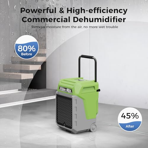 ALORAIR 170 PPD Commercial Dehumidifier with Pump, LGR for Industrial Use - Image 3