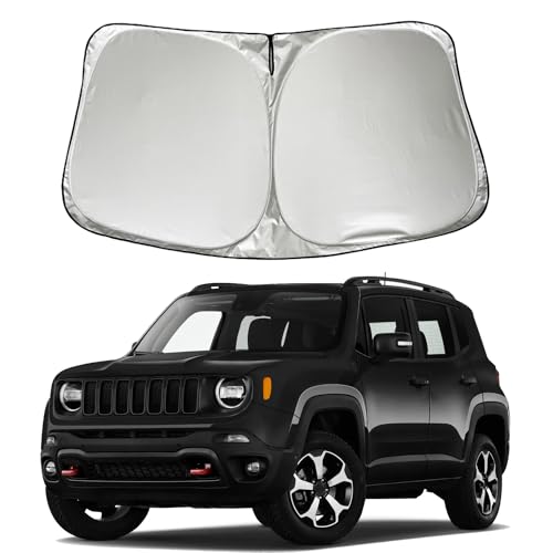 SZYUCHEN Car Windshield Sun Shade Sunshade Compatible with Jeep Renegade Sport Latitude Limited...