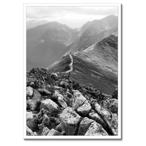 Montagnes Tatras poster encadré 50x70cm pour grand mur vide