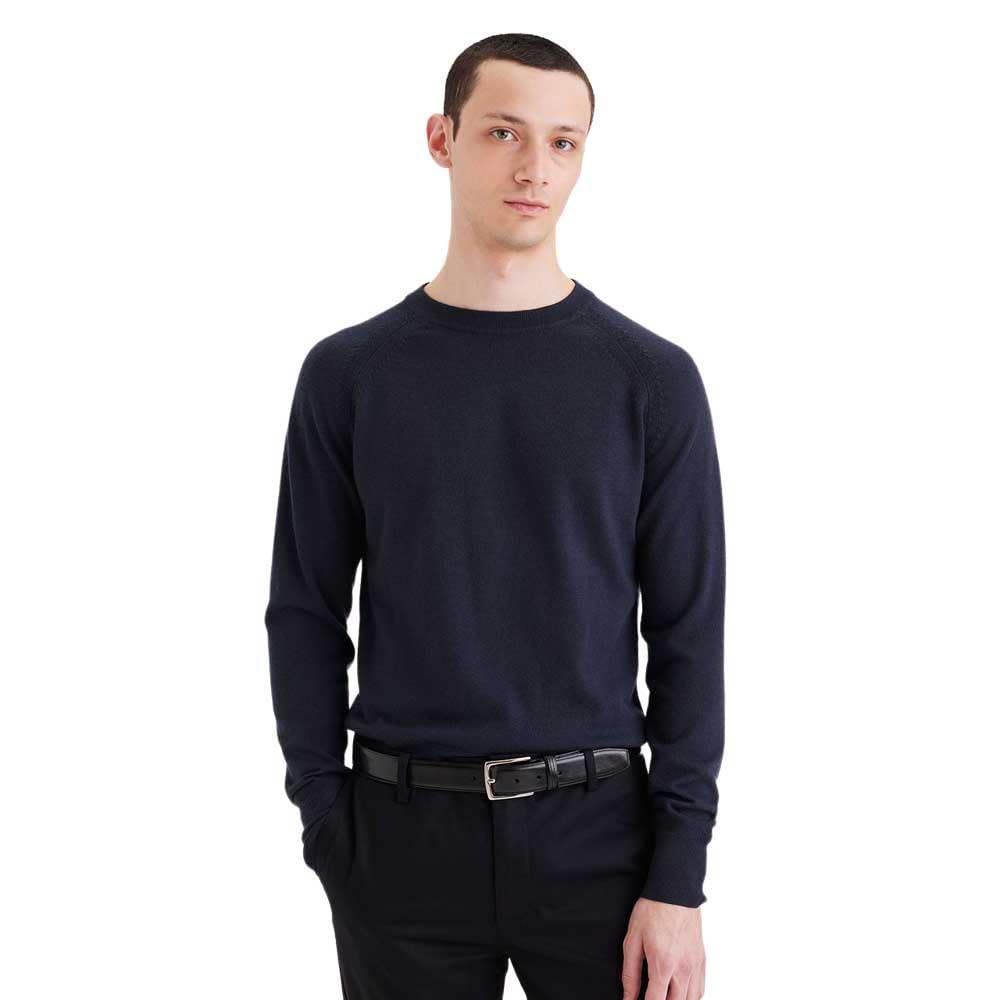 Dockers Men's Crewneck Sweater Tops, Navy Blazer, M