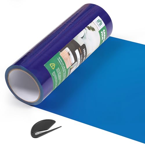 Voomey 10.63in x 100ft Carpet Protection Film Painting Clear Self Adhesive