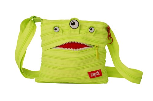ZIPIT Monster Children Mini Shoulder Bag, Lime