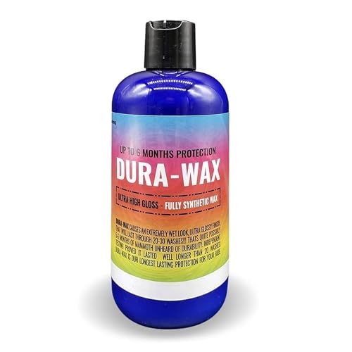 Dura-Coating Dura-Wax Fully Synthetic Wax Sealant - Advanced Enhanced Layer Car Shine & Protection for Ultra Slick, High-Gloss Finish with Polymers & Resins Formula, MADE IN USA