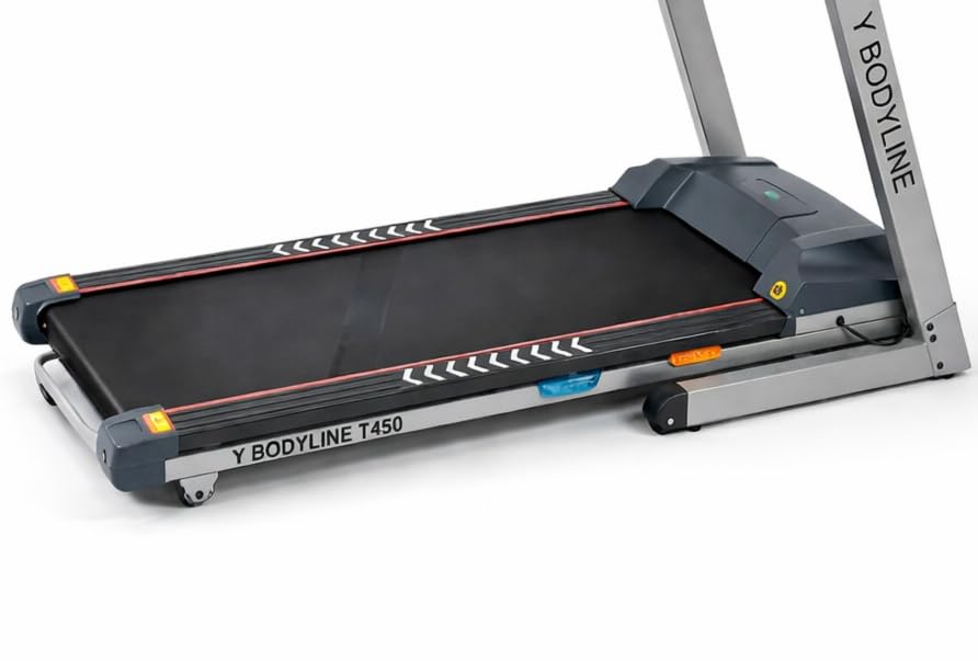 Image of Motorised Treadmill 150kg Weight capicity for Home Gym, Electric Running Machine with Digital Display, 6.5 hp Motor, 18km /h top Speed, Air Cushion Layer (1 Year Warranty) (T450)