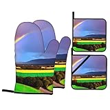 Evening Rainbow Parfait pour toutes les tâches de cuisine : que vous sortiez un plateau de biscuits du four ou une poêle à Teppanyaki hors de la cuisinière, cet ensemble vous offre la protection et la commodité dont vous avez besoin pour une variété de tâches de cuisine et de pâtisserie.