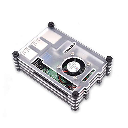 Raspberry Pi�p 3B+ �p�A�N�����V�F���A��p�t�@���t���A�N�����G���N���[�W���{�b�N�X�ی�P�[�X