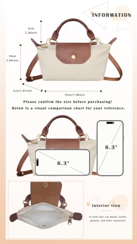Image of Nylon Crossbody Bags for Women Shoulder Purse Waterproof
