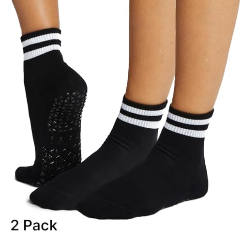 Image of TAVI Aria Pilates Socks - Grip Socks for Women with Non-Slip Grippy Sole and Arch Support, Wear for Yoga, Barre, Dance