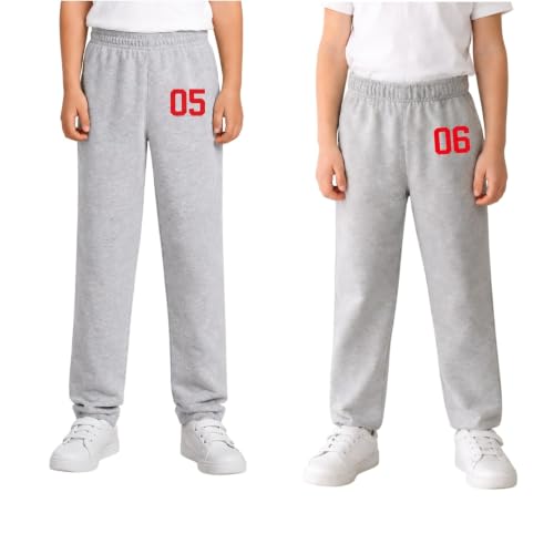 Image of Boys Outdoor Number Printed Trackpant Twin Pack (Pack of 2)