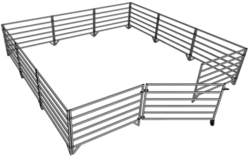 Rite Farm Aluminum Goat Panel 12-Pack