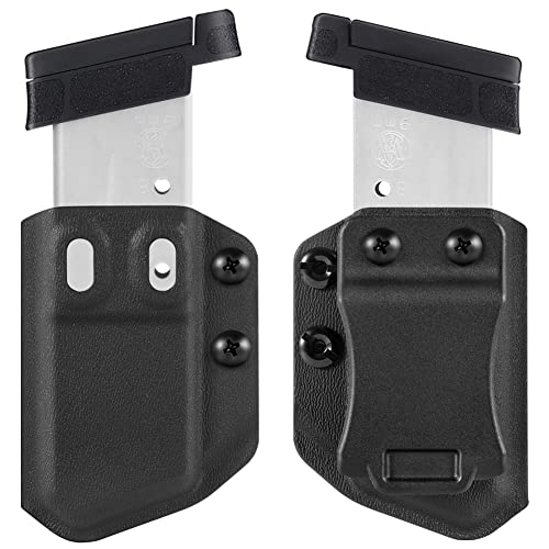 2-Pack Universal Mag Carrier Iwb/Owb Magazine Holster Fit 9Mm/.40 Single Stack Magazines #TOP1