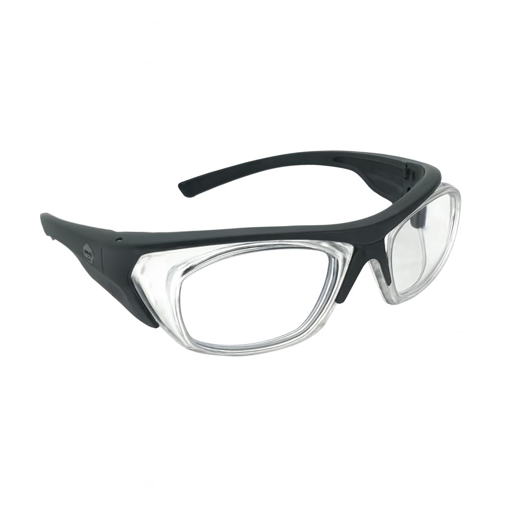 THUNDERSTORM Safety Goggles Eye Protection Anti Pollution Eyewear For Multipurpose Use In Riding Motorcycle Cycling Scratch Resistant UV Protected Safety Glasses for Men & Women (Matte Black Frame)-image-0