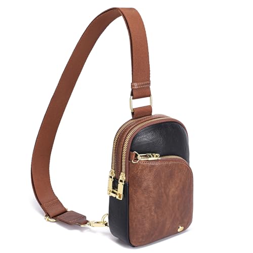 Image of INICAT Small Travel Purse,Anti Theft Crossbody Bag for Women | RFID Blocking, 8 Card Slots,Secure Back Zipper Pocket,Sling Style
