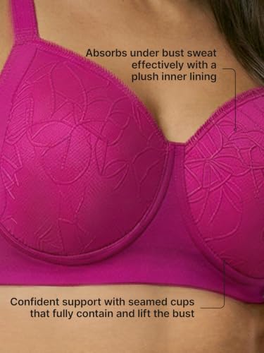 Image of Enamor Bamboo Cotton IB26, Women's Full Support Bra - 3X Softer, 4X More Absorbent, Antimicrobial, Non-Padded, Wirefree, High Coverage