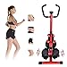 AJH 4-in-1 Macchina per Il Fitness Passo-Passo da casa con Computer da Allenamento Wireless - Macchina per l'allenamento del Corpo con Mini Gambe per Coscia