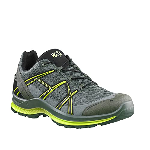 HAIX Black Eagle Adventure 2.2 GTX Low/Oliv Citrus funktionell fritidssko med Gore-TEX, Grå grön, 39.5 EU