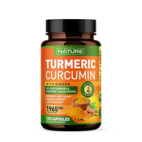 Turmeric-Curcumin-1965mg-with-Ginger-BioPerine-Black-Pepper-Extract-High-Absorption-95-Curcuminoids-for-Joint-Antioxidant-Support-Non-GMO-Gluten-Free-Vegan-120-Herbal-Supplement-Capsules