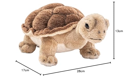 Uni-Toys - Landschildkröte, groß - 28 cm (Länge) - Plüsch-Schildkröte - Plüschtier, Kuscheltier